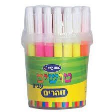 טושים זוהרים 32 יח