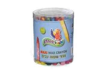 צבעי תוכי עבים בכוס <BR>40 יח