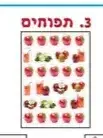 מדבקות תפוחים 5 בשורה <BR> 10 דף