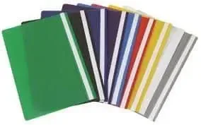 תיקיה חצי שקופה <BR> 10 יח צבעוני