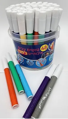 48 טושים תוכי ג'מבו