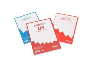 בריסטול לבן בלנקו <BR> 70 דף <BR> מבצע!!