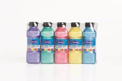 סט גואש פנינה בשרינק <BR> 5*140 גרם