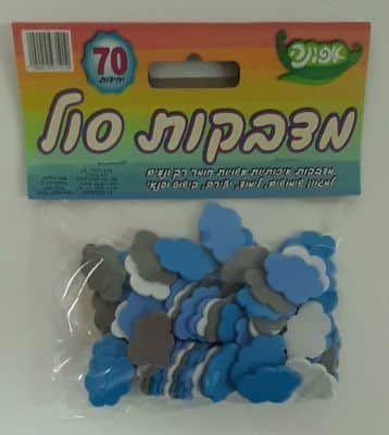 מדבקות סול עננים <BR>70 יח